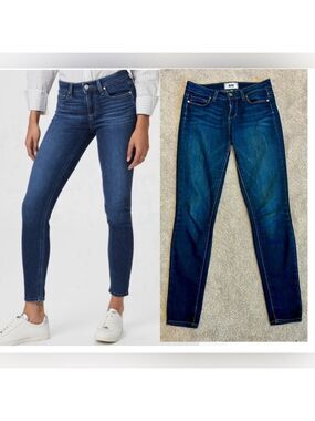 Paige Blue Wash Verdugo Ultra Skinny denim jeans Sz 25